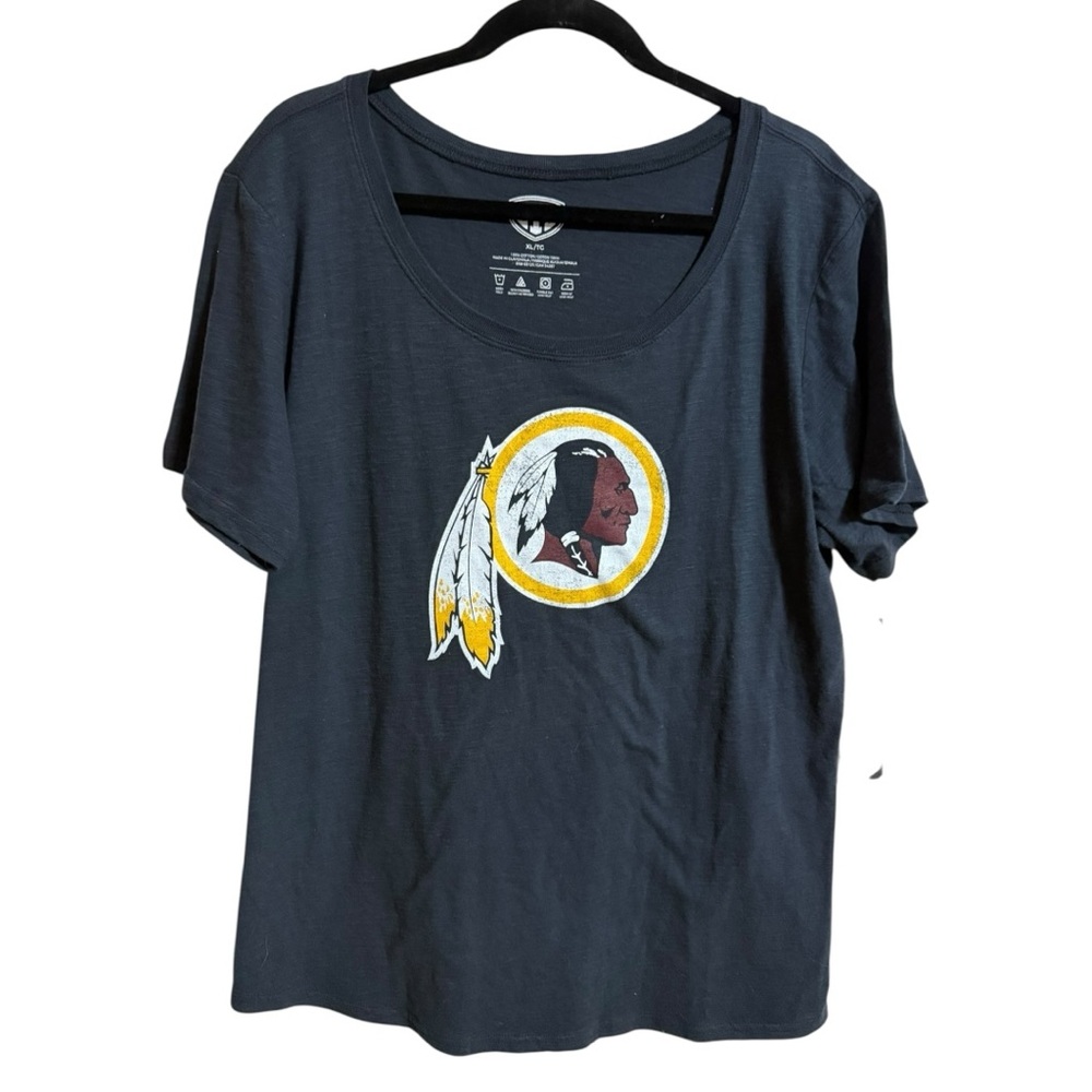 OTS Rival Washington Redskins Commanders Black Tee Shirt Women’s XL T-shirt NWT